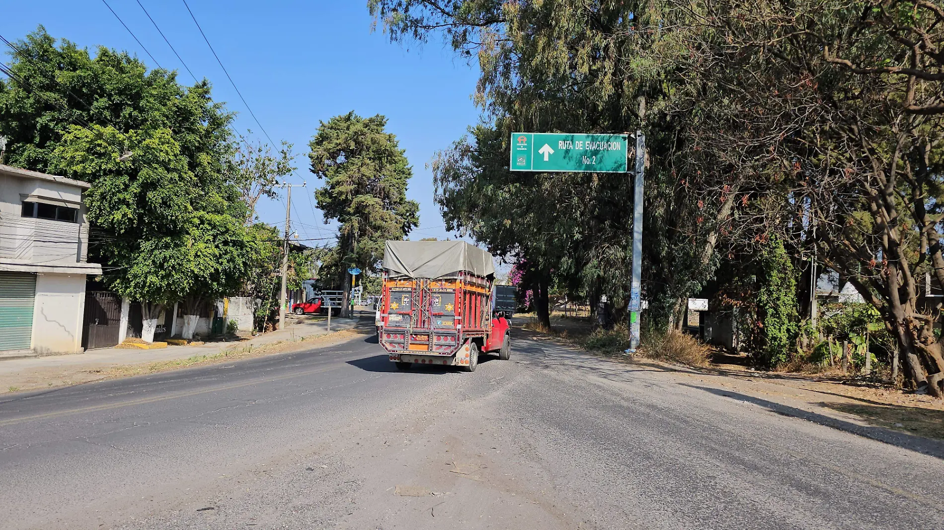 Ruta 2, en Ocuituco